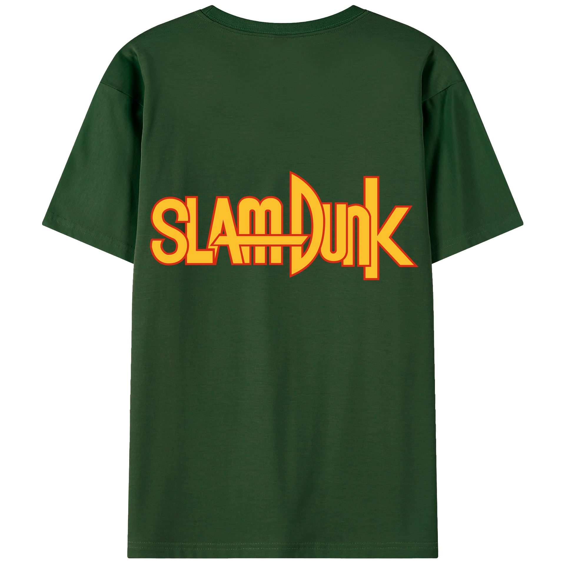 SLAM DUNK／スラムダンク 綿100％半袖Tシャツ（背面プリント）